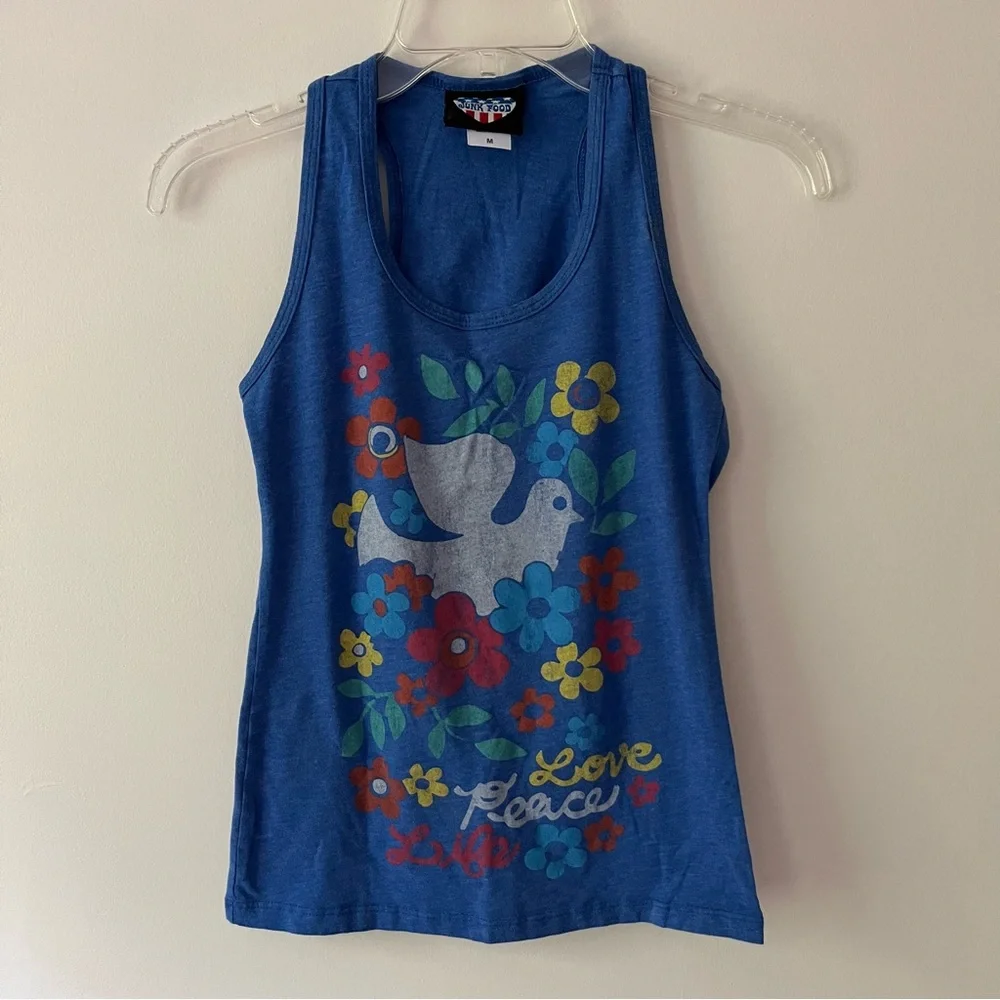 Girls Junk Food Graphic Tank Top M